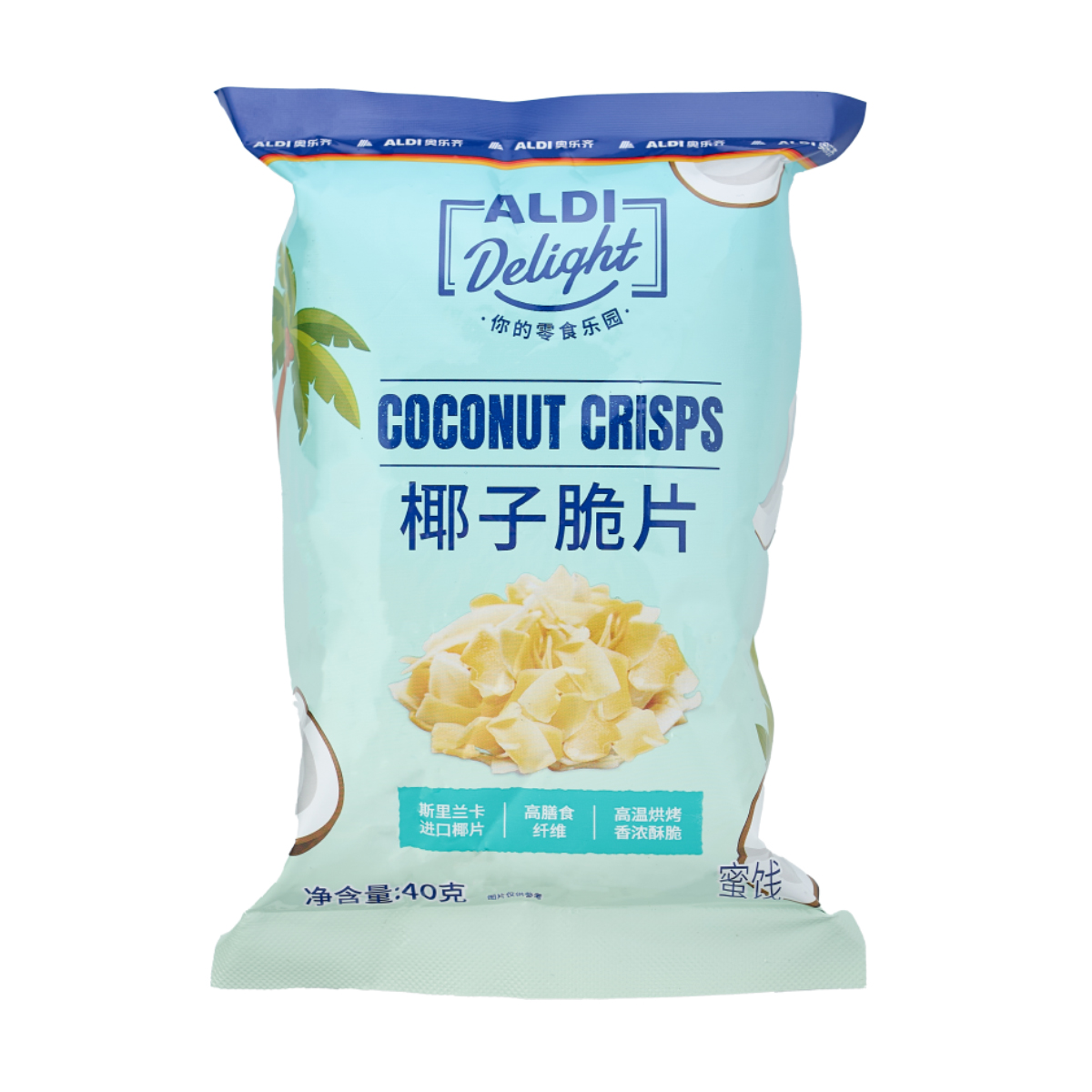 Aldi Delight 椰子脆片40g-奥乐齐-FoodTalks食品产品库