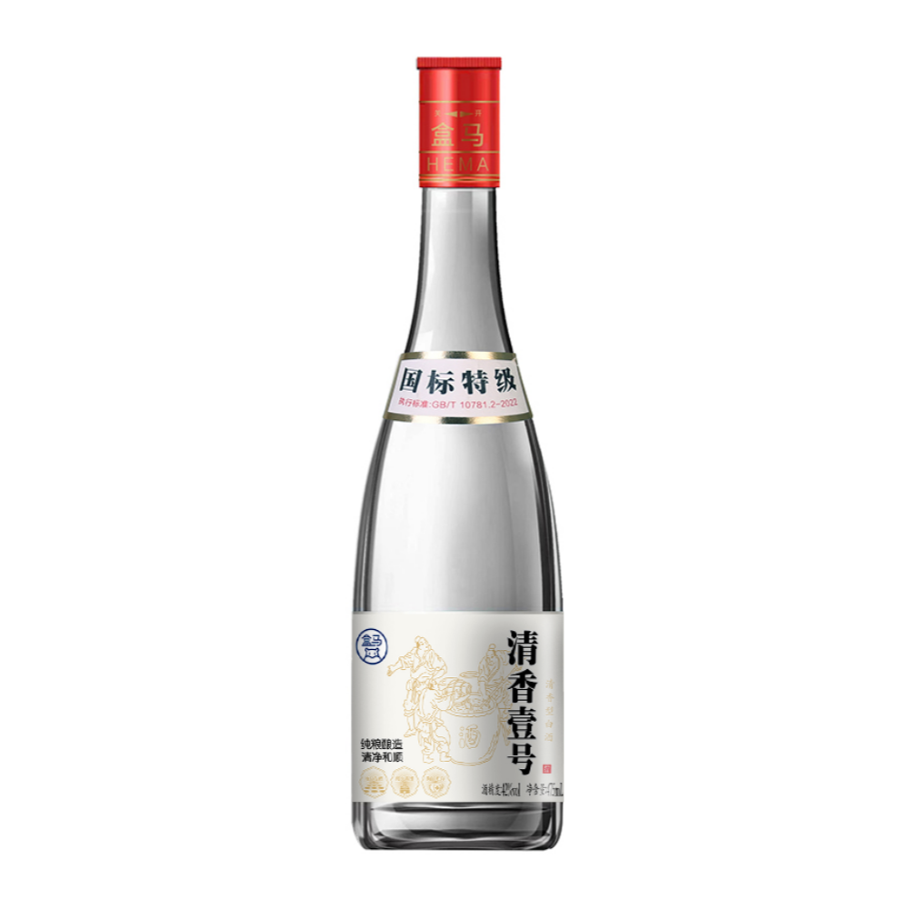 盒马清香壹号清香型白酒42度475mL-盒马-FoodTalks食品产品库
