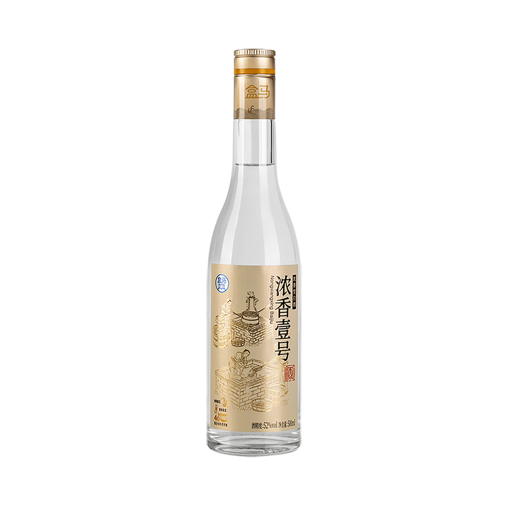 盒马浓香壹号浓香型白酒52度500mL-盒马-FoodTalks食品产品库