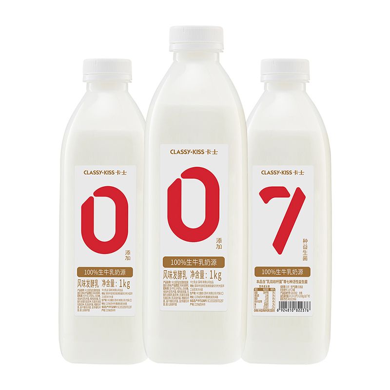 卡士007无添加酸奶家庭装-卡士-FoodTalks食品产品库