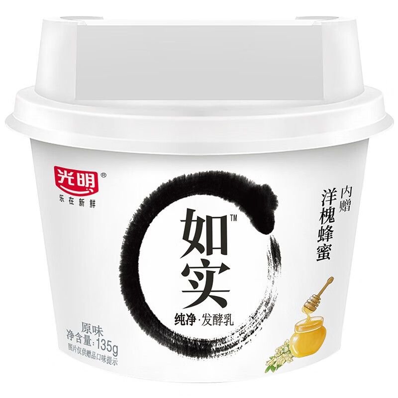 如实洋槐蜂蜜酸奶-光明-FoodTalks食品产品库
