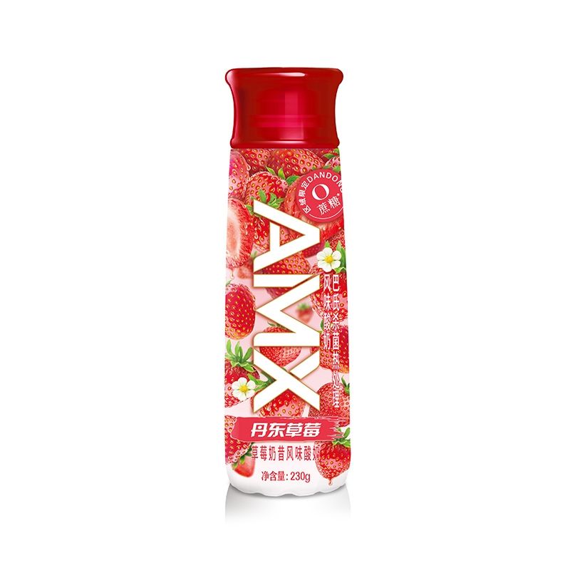 安慕希AMX草莓奶昔风味酸奶-伊利-FoodTalks食品产品库