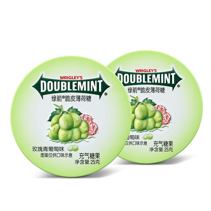 绿箭脆皮薄荷糖玫瑰青葡萄味-玛氏中国-FoodTalks食品产品库
