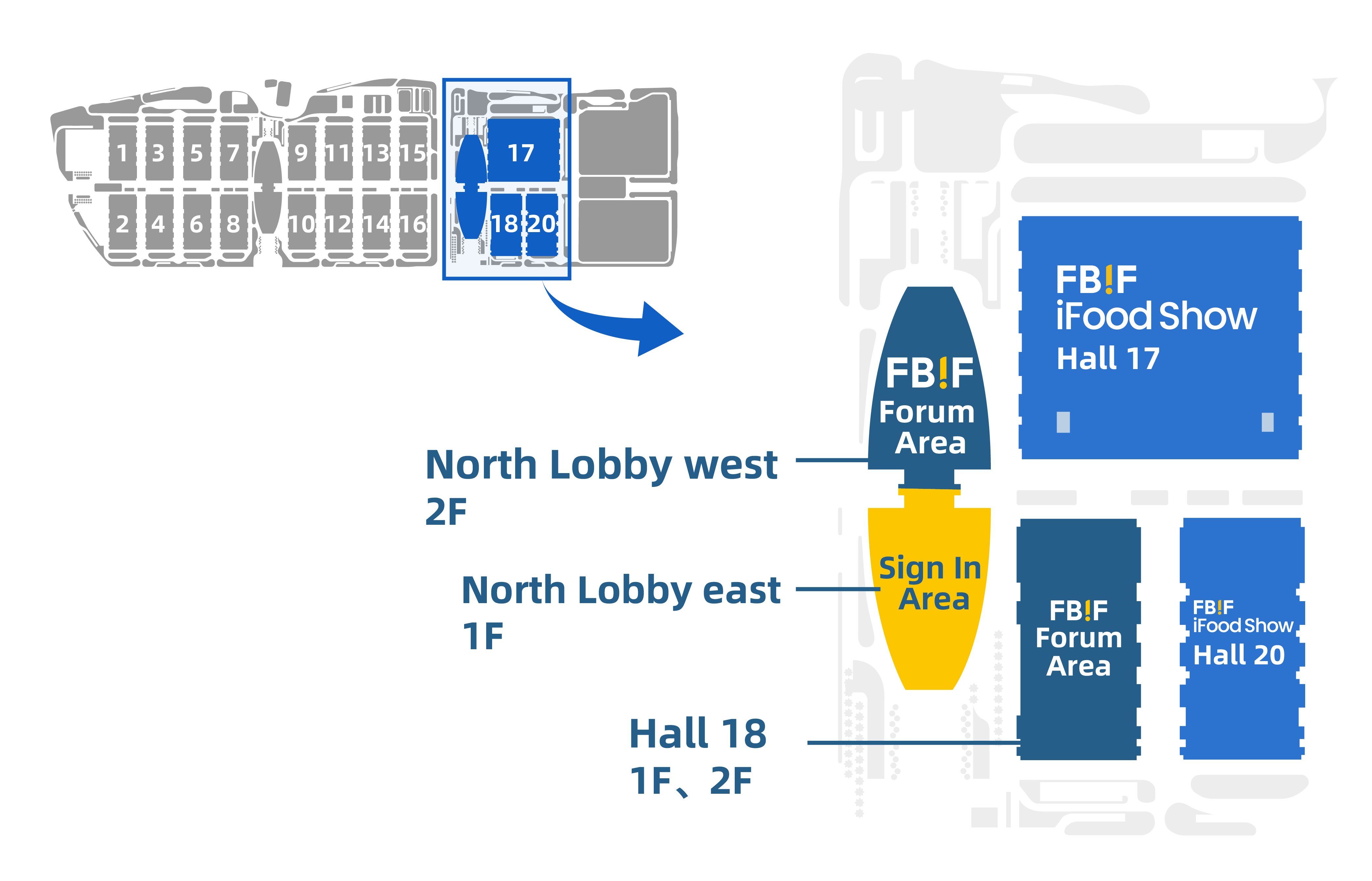 食品创新展-场地分布（会+展）英文