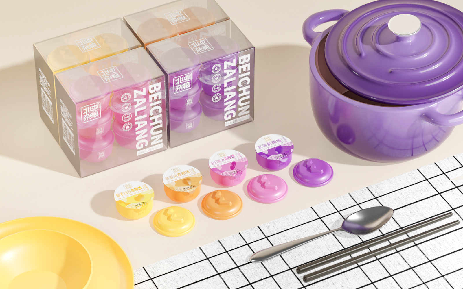 Package Design Of Beichun Coarse Cereals LKK International Branding Beijing Co Ltd Marking Awards