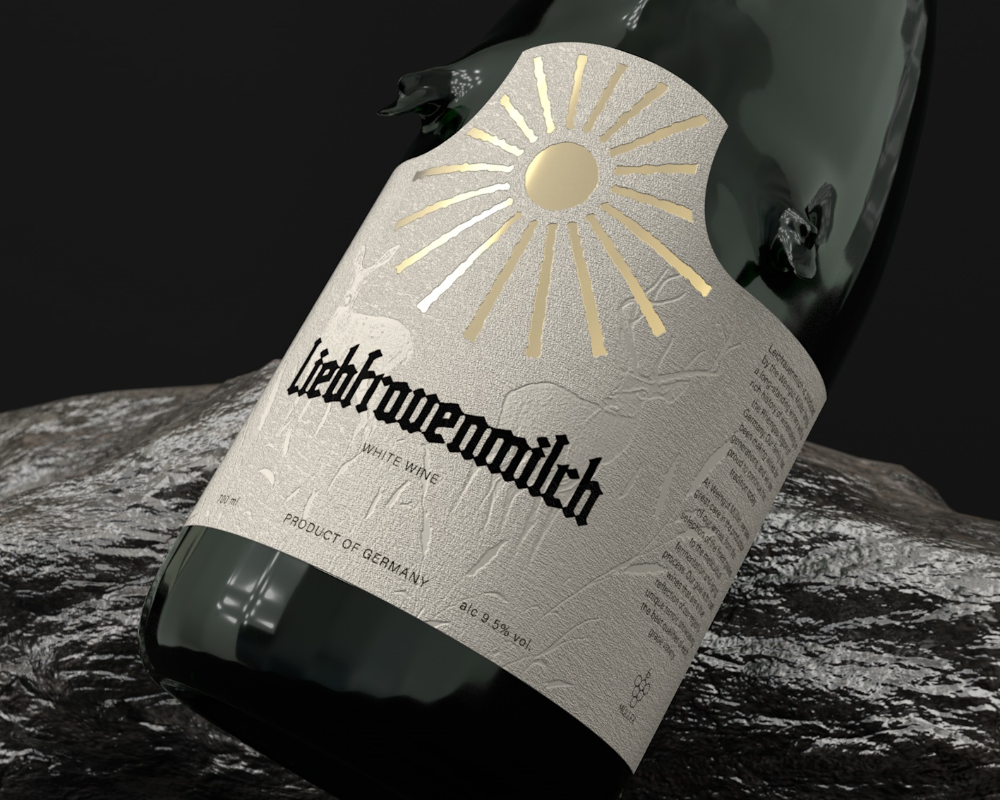 这瓶立体的「葡萄酒」,好似天使与魔鬼的相拥 | 食装 - LIEBFRAUENMILCH白葡萄酒-FoodTalks全球食品资讯