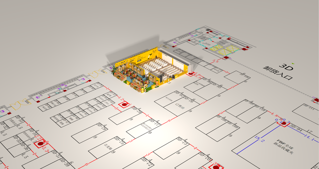 FBIF2026爆品路演活动区展区位置示意图