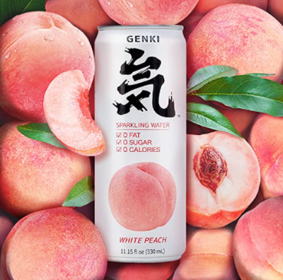 元气森林白桃味气泡水