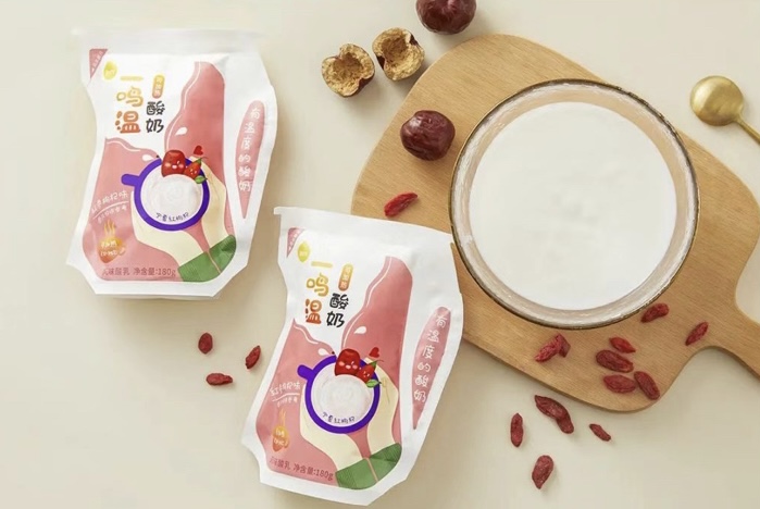 一鸣食品旗下「inm」推出新品:一鸣地中海系列新品,一鸣温酸奶(红枣