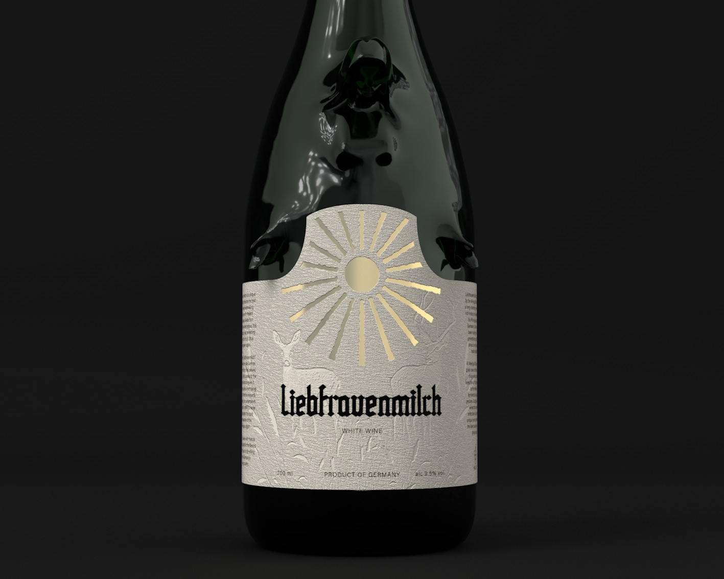 这瓶立体的「葡萄酒」,好似天使与魔鬼的相拥 | 食装 - LIEBFRAUENMILCH白葡萄酒-FoodTalks全球食品资讯