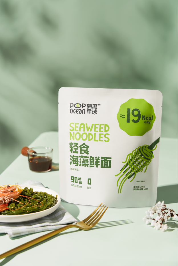 冲洗几十秒就可以吃的低卡面：「海藻星球」轻食海藻鲜面| 新探