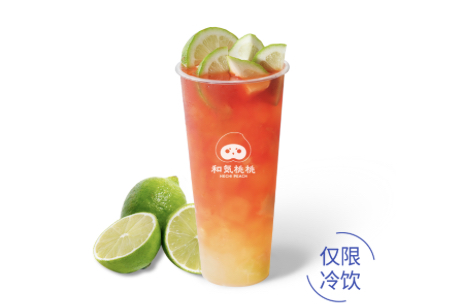 手捣泰红凤梨香柠茶