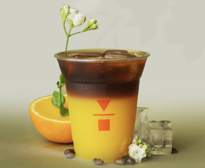 甜橙茉莉冰咖啡