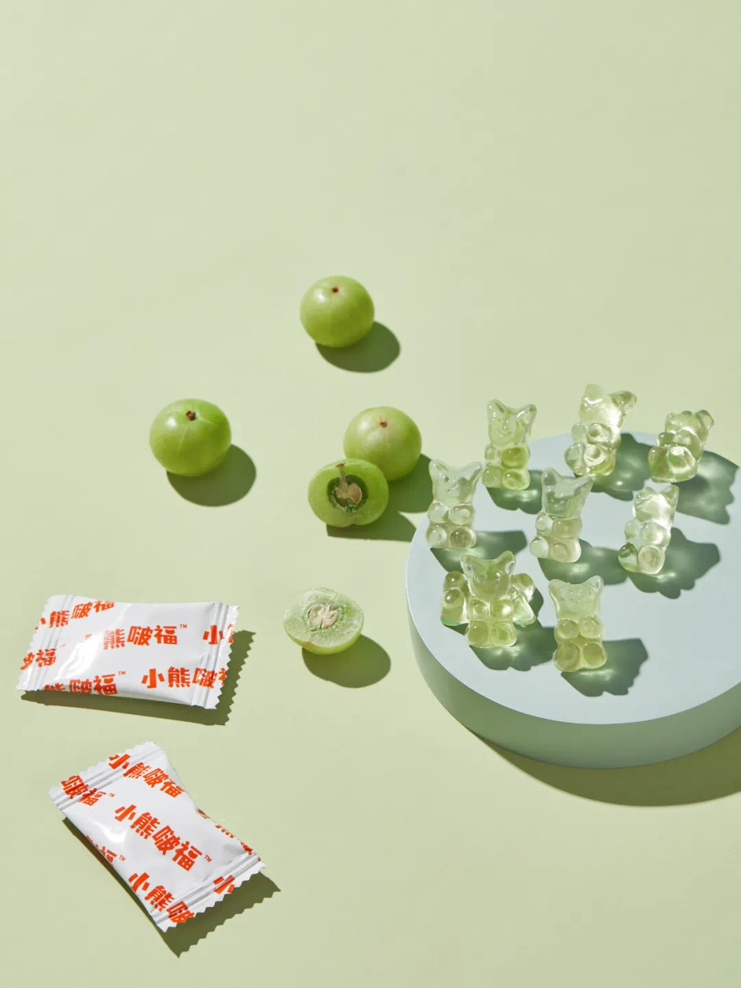 小熊啵福玉油柑软糖
