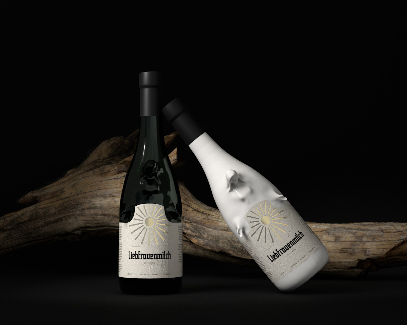 这瓶立体的「葡萄酒」,好似天使与魔鬼的相拥 | 食装 - LIEBFRAUENMILCH白葡萄酒-FoodTalks全球食品资讯