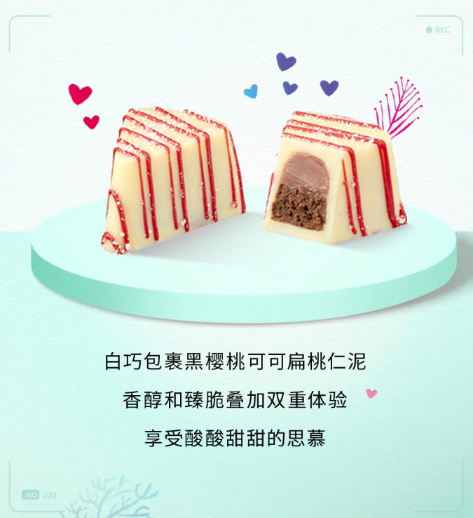 黑樱桃可可白巧