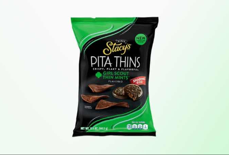 百事子公司旗下品牌Stacy's Pita Chips推出薄荷巧克力皮塔薄饼