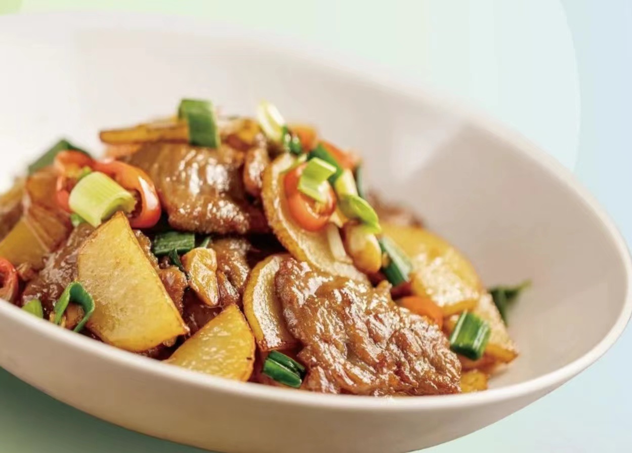 土豆牛肉片