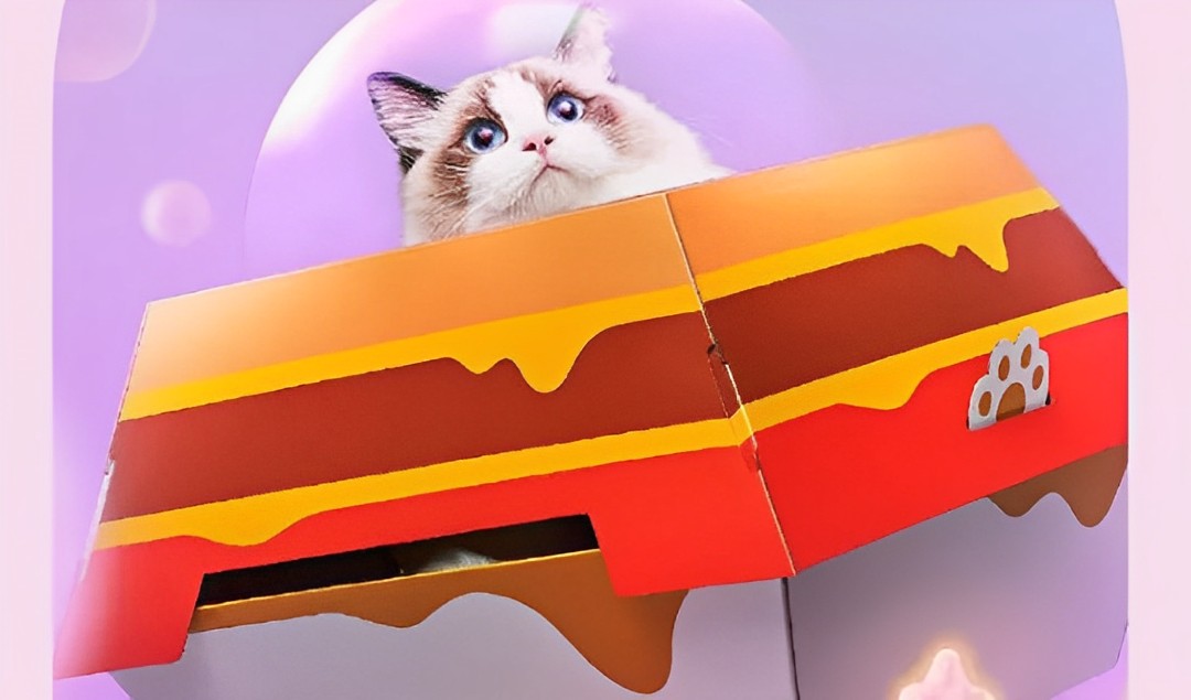 麦当劳经典汉堡盒为灵感的猫窝，创造出发售就被抢空的业绩