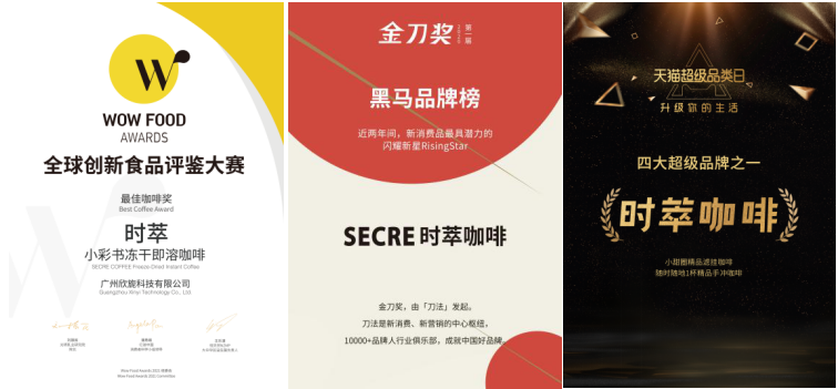 时萃咖啡所获奖项