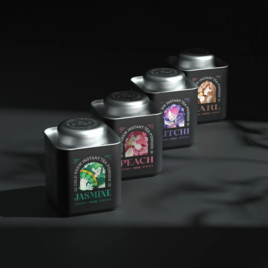 chafee则更多的从门店标识等延展设计的角度呈现落地后的茶咖品牌形象