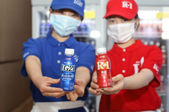 明治益生酸奶LG21