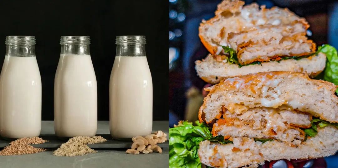 植物奶和植物肉