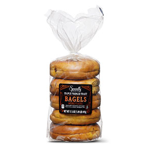 ALDI特选奶油蛋卷&法式吐司风味百吉饼