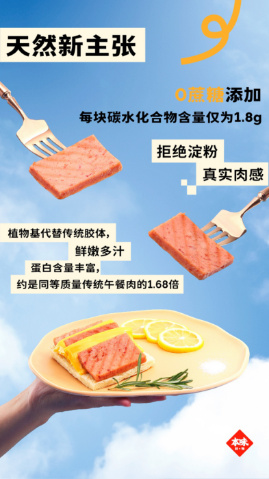一大块午餐肉