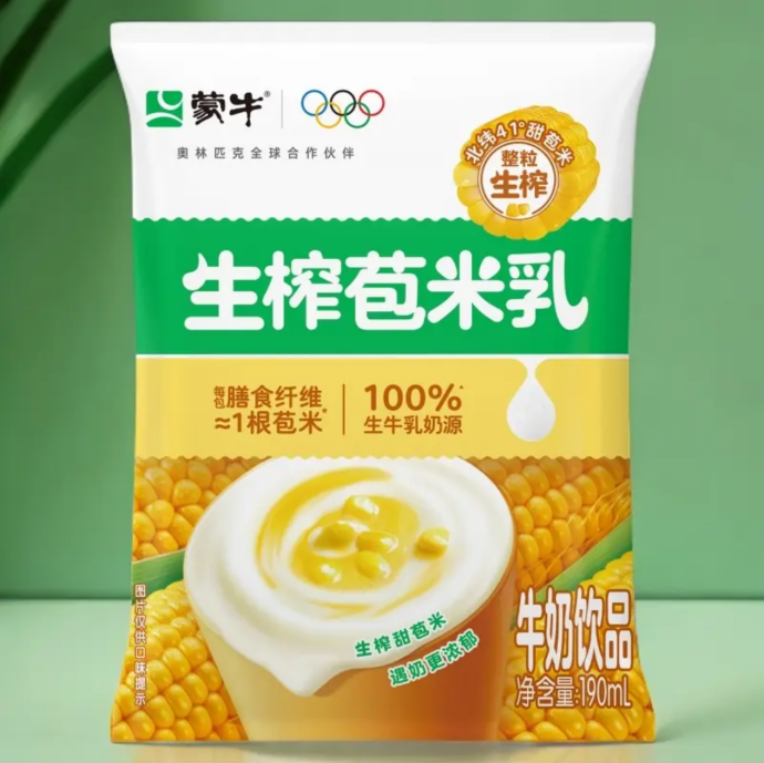 蒙牛生榨苞米乳