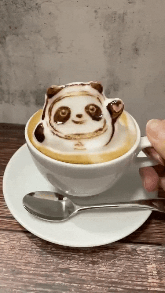 日本咖啡师作品