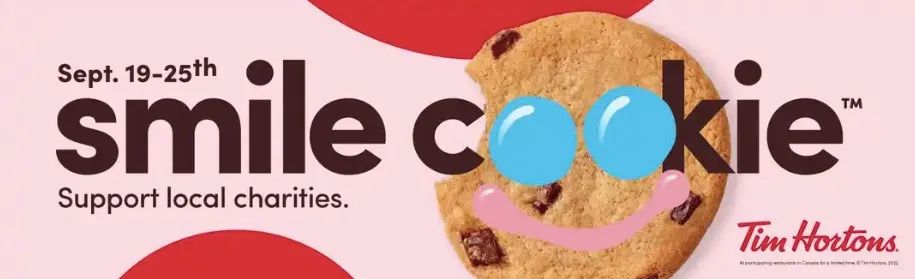Tims推出公益项目：微笑曲奇(Smile Cookie)周