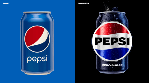 Pepsi新旧品牌形象对比