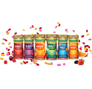 Nature's Bounty果冻豆维生素补充剂