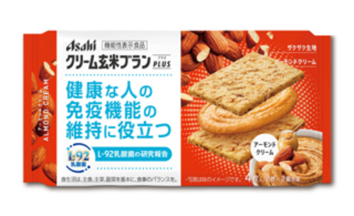 朝日 杏仁奶油糙米糠 