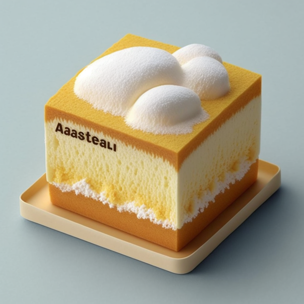 Midjourney生成的蜂蜜蛋糕