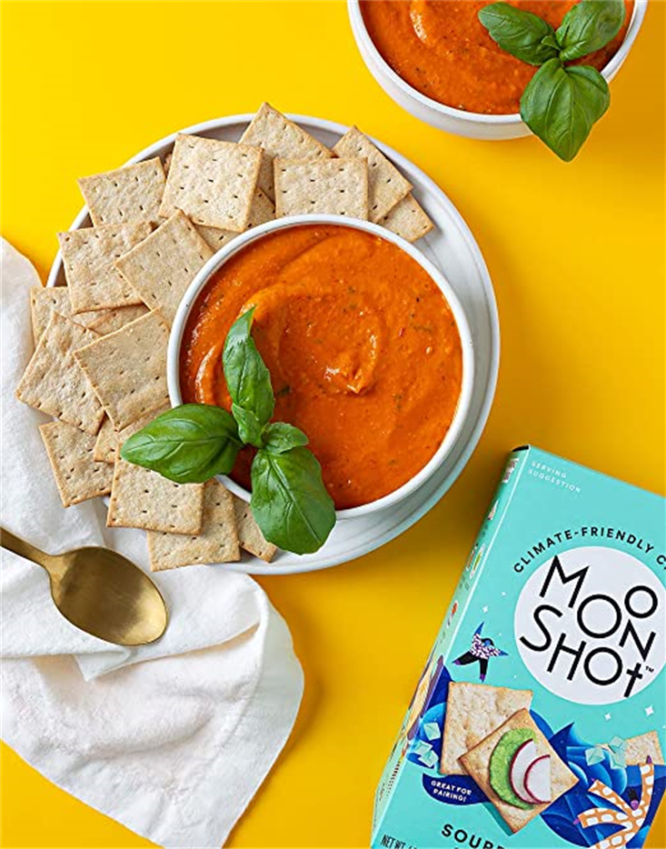 Sourdough Sea Salt Crackers