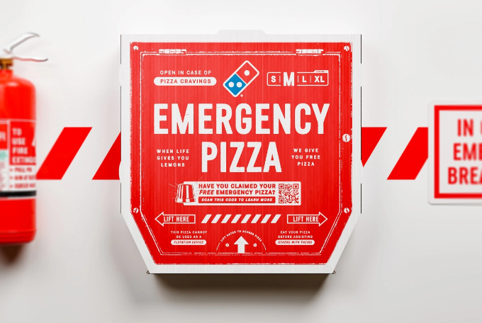 达美乐化身“救火队长”，推出“紧急披萨”计划
