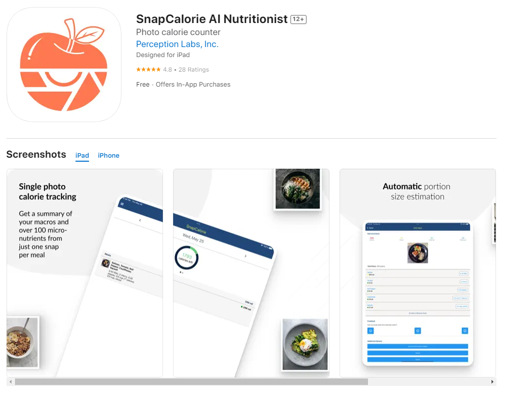 初创公司SnapCalorie获200万美元融资，拍照即可获知食物热量-FoodTalks全球食品资讯