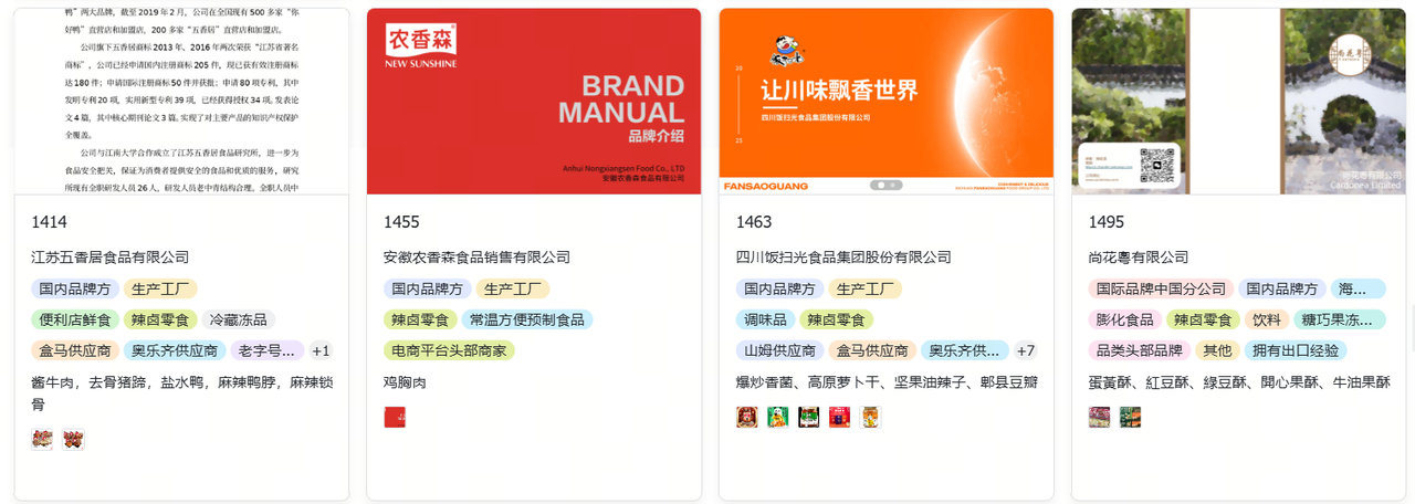 部分精选供应商