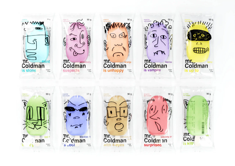 谁能拒绝一个会做鬼脸的「冰淇凌」？ | 食装 - Mr. Coldman-FoodTalks全球食品资讯