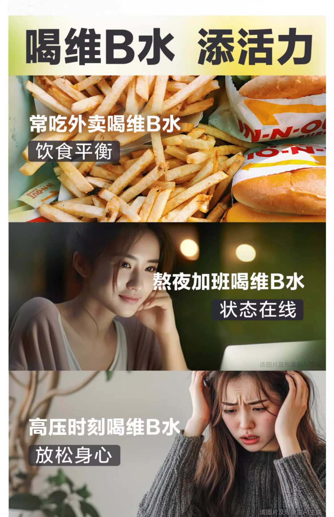 元气森林外星人维B水的推荐饮用场景