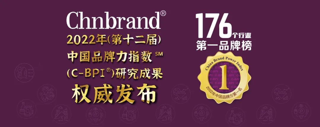 2022年（第十二届）中国品牌力指数SM(C-BPI®)品牌排名和分析报告