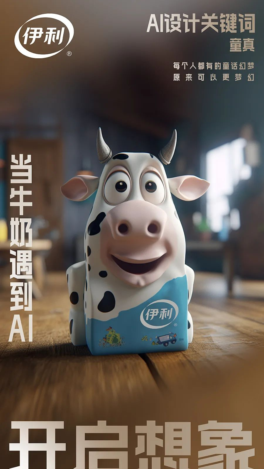 伊利发布AI牛奶包装，乳品行业首款AI包装！-FoodTalks