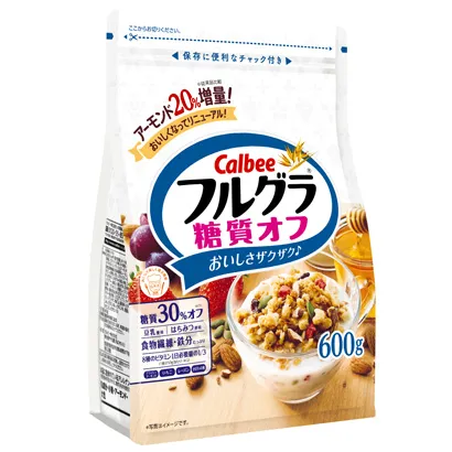 卡乐比减糖水果麦片新升级图片来源：日本食品产业新闻