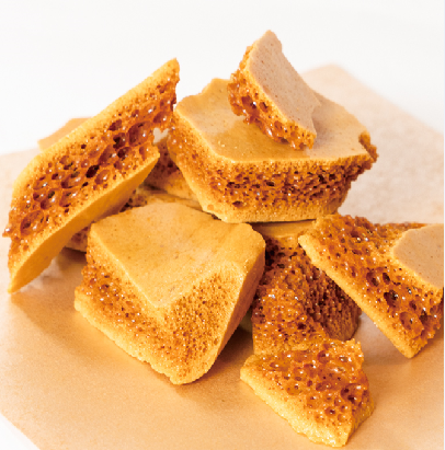 蜂窝焦糖产品介绍1.蜂窝焦糖,焦香醇厚,酥脆香甜.