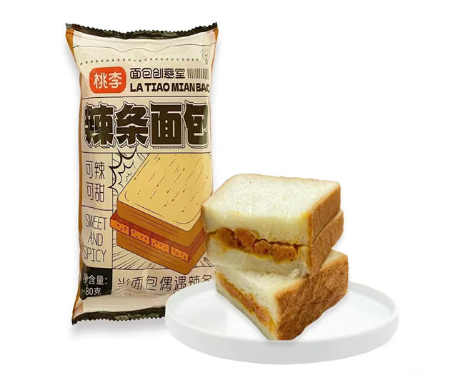 「桃李面包」辣条面包
