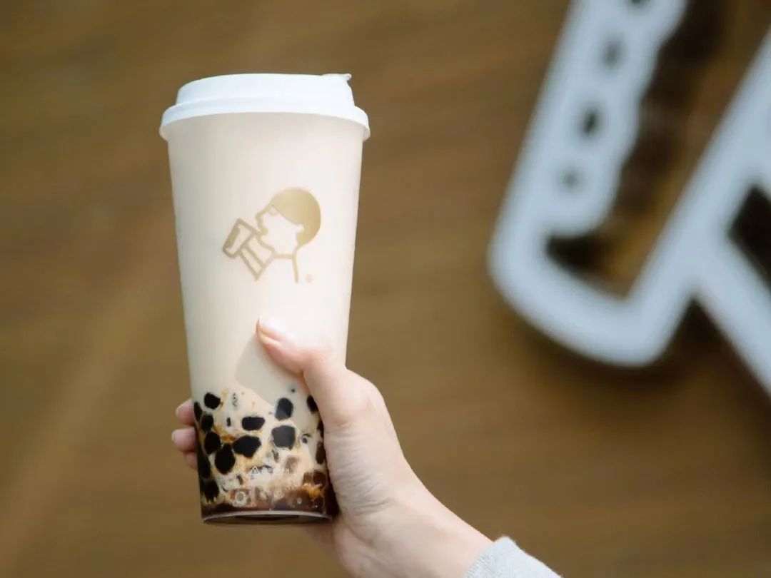 喜茶的烤黑糖波波牛乳