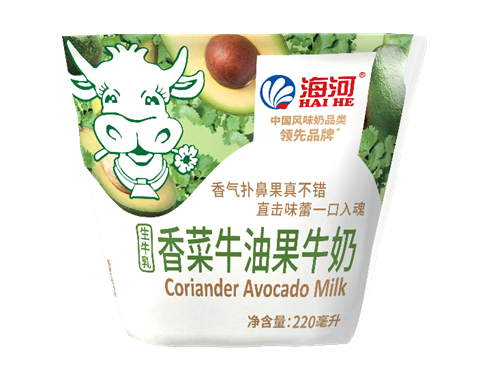 海河香菜牛油果牛奶