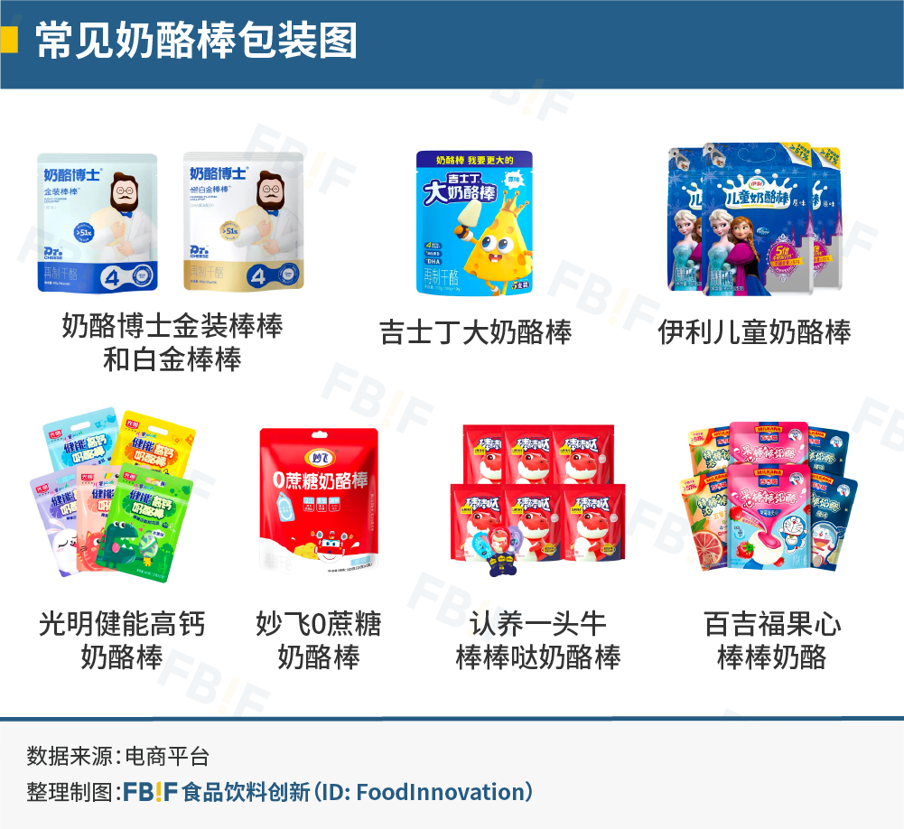 常见奶酪棒包装图